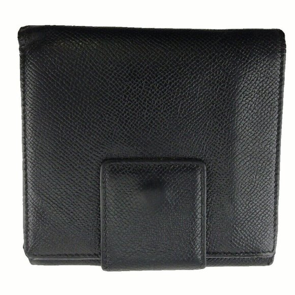 BVLGARI W Hook Wallet Bulgari Brugali Leather Authentic - Picture 2 of 12